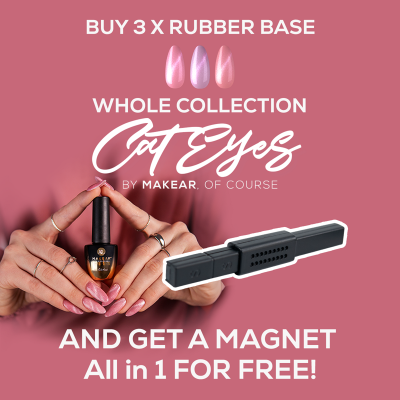 rubberbase cat eye collection + gratis cat eye magneet